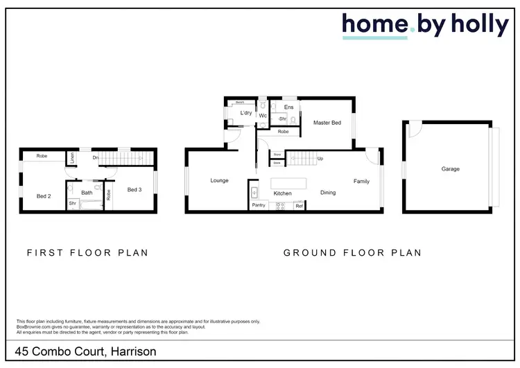 Floorplan of Homely house listing, 45 Combo Court, Harrison ACT 2914
