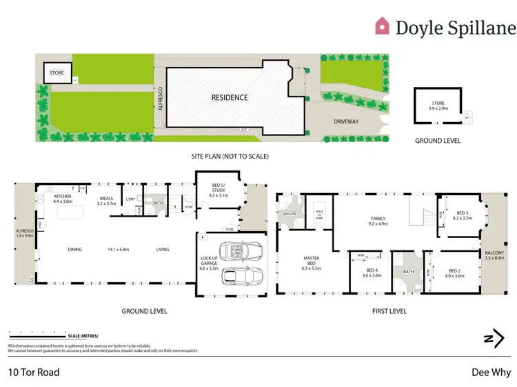 Floorplan of Homely house listing, 10 Tor Road, Dee Why NSW 2099