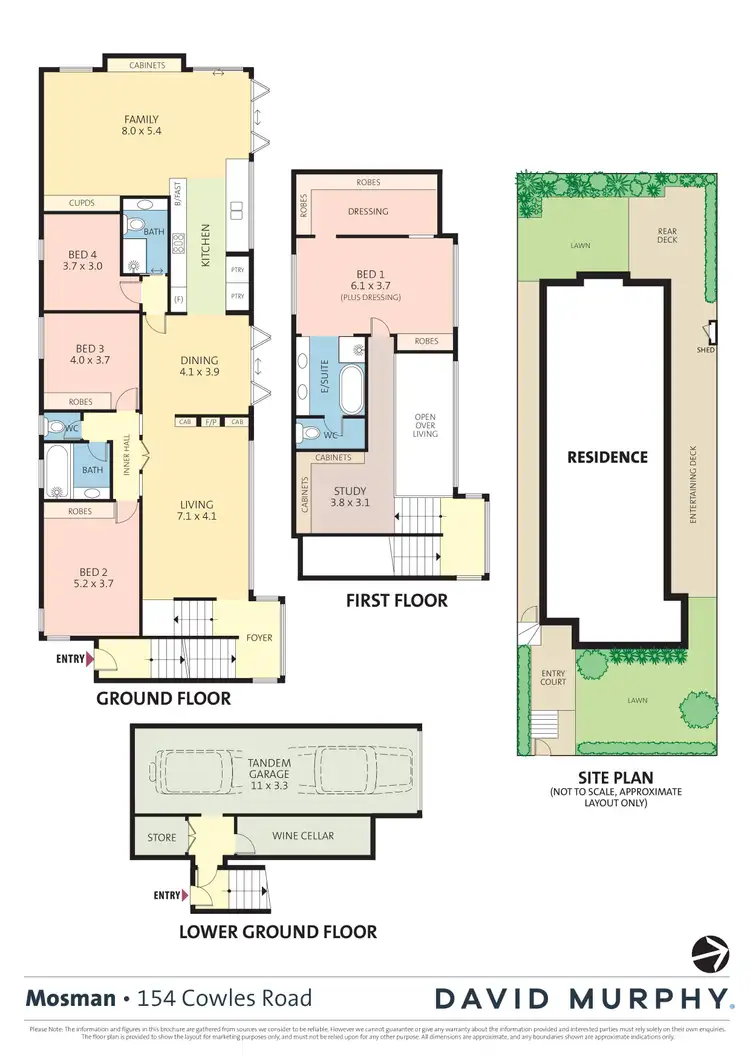 Floorplan of Homely house listing, 154 Cowles Road, Mosman NSW 2088