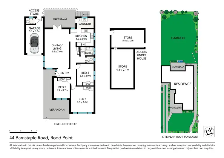 Floorplan of Homely house listing, 44 Barnstaple Road, Rodd Point NSW 2046