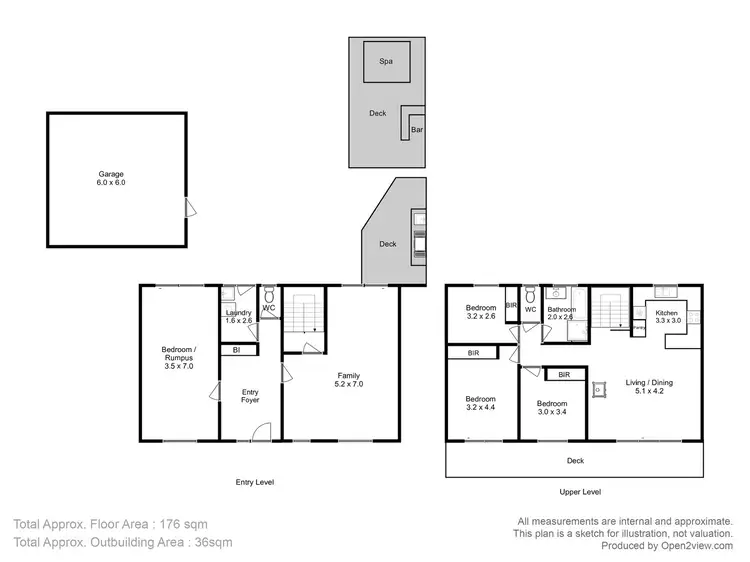 Floorplan of Homely house listing, 19 Pargonee Street, Dodges Ferry TAS 7173