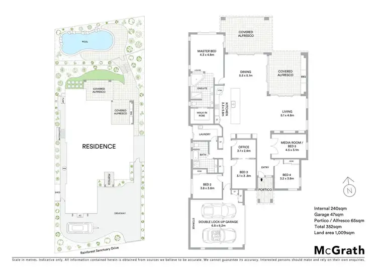 Floorplan of Homely house listing, 8 Rainforest Sanctuary Drive, Buderim QLD 4556