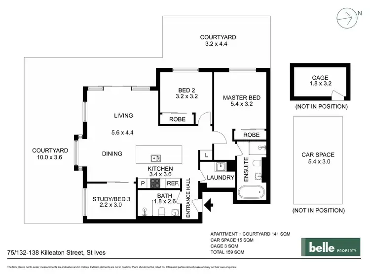 Floorplan of Homely apartment listing, 75/132-138 Killeaton Street, St Ives NSW 2075