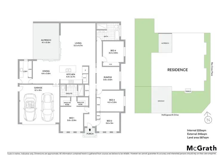 Floorplan of Homely house listing, 5 Hollingsworth Drive, Gulgong NSW 2852