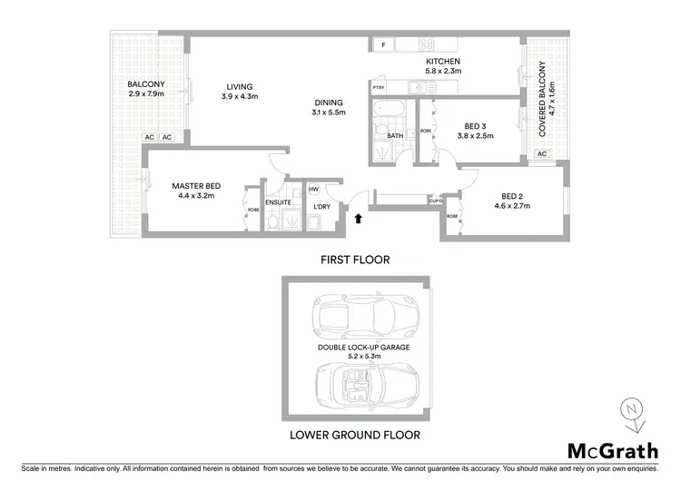 Floorplan of Homely apartment listing, 41/2A Palmer Street, Naremburn NSW 2065