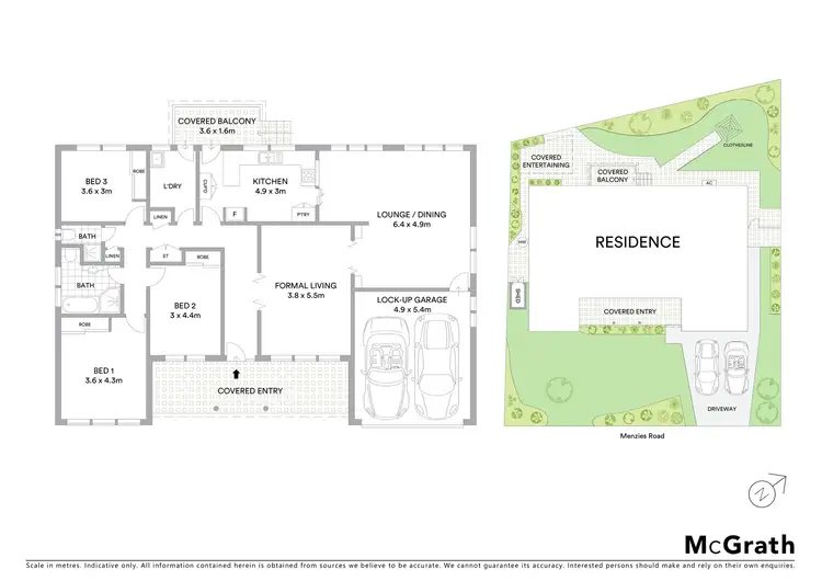 Floorplan of Homely house listing, 5 Menzies Road, Marsfield NSW 2122