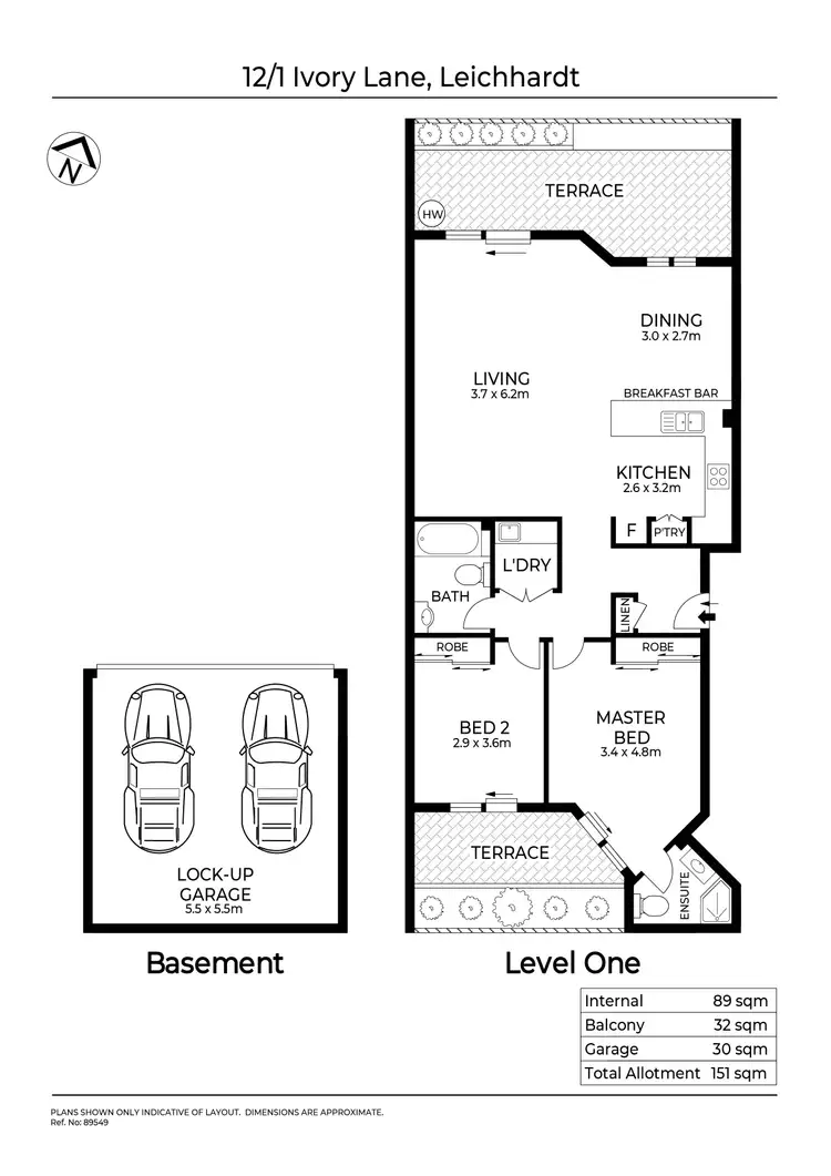 Floorplan of Homely unit listing, 12/1 Ivory Lane, Leichhardt NSW 2040