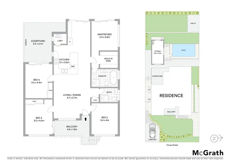 Floorplan of Homely house listing, 43 Corea Street, Sylvania NSW 2224