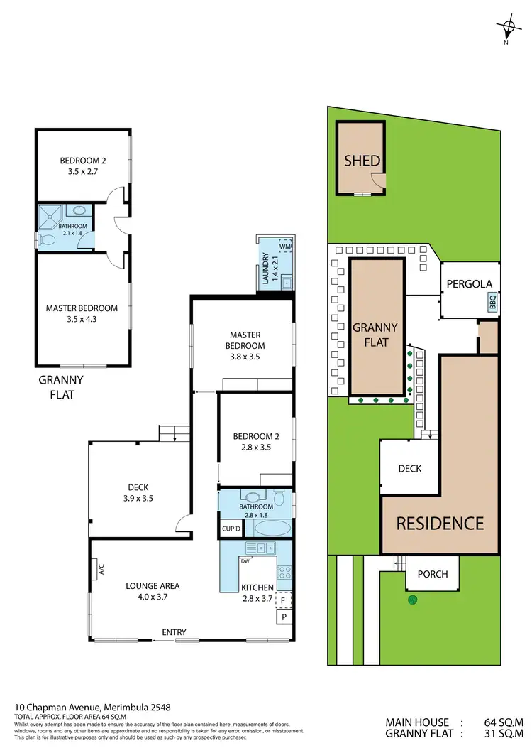 Floorplan of Homely house listing, 10 Chapman Avenue, Merimbula NSW 2548