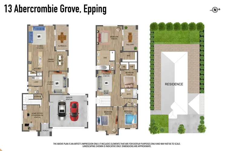 Floorplan of Homely house listing, 13 Abercrombie Grove, Epping VIC 3076