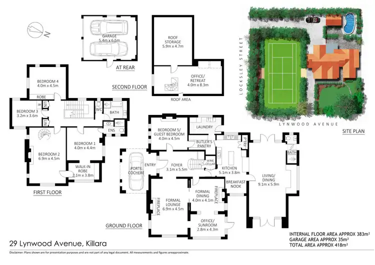 Floorplan of Homely house listing, 29 Lynwood Avenue, Killara NSW 2071