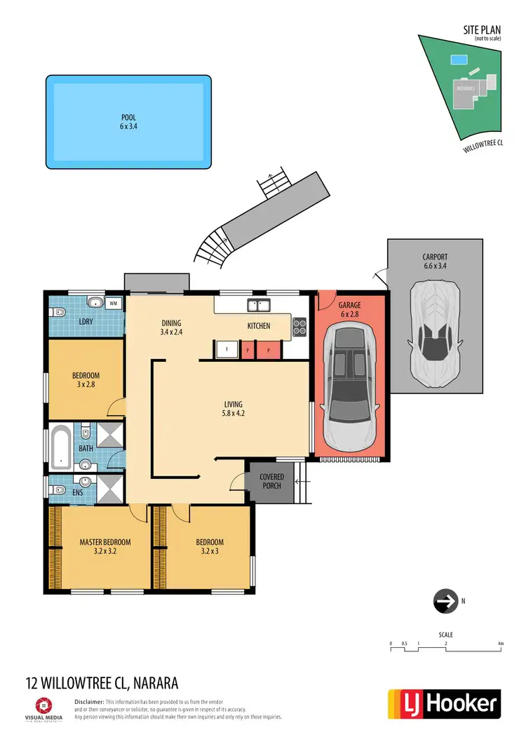 Floorplan of Homely house listing, 12 Willow Tree Close, Narara NSW 2250