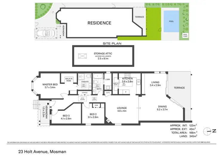 Floorplan of Homely house listing, 23 Holt Avenue, Mosman NSW 2088