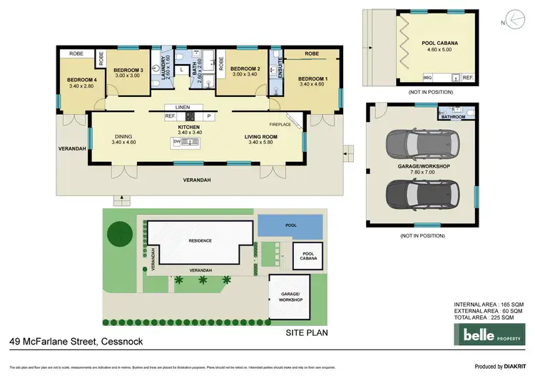 Floorplan of Homely house listing, 49 McFarlane Street, Cessnock NSW 2325