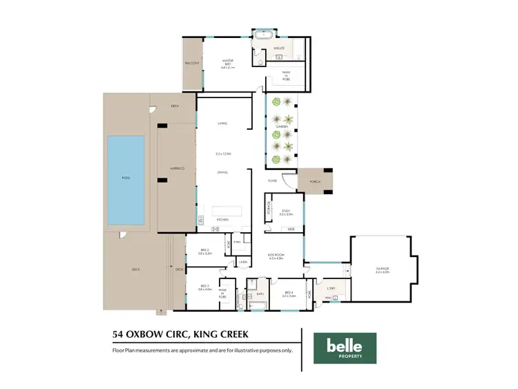 Floorplan of Homely rural property listing, 54 Oxbow Circuit, King Creek NSW 2446