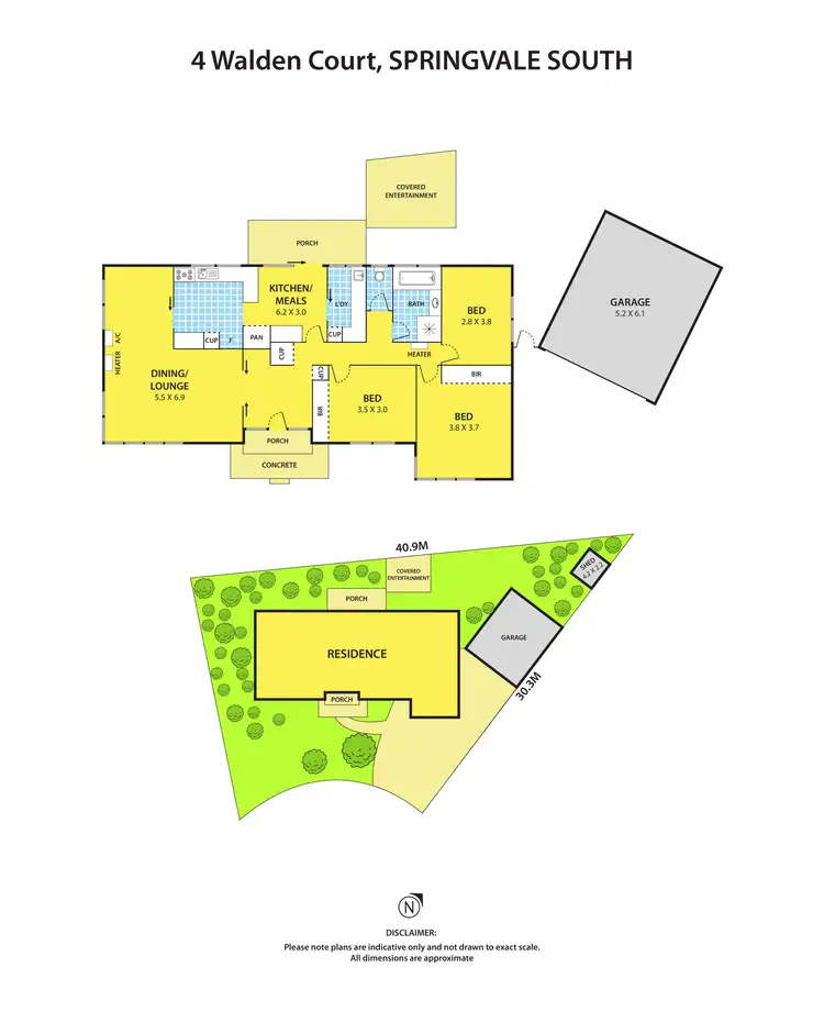 Floorplan of Homely house listing, 4 Walden Court, Springvale South VIC 3172
