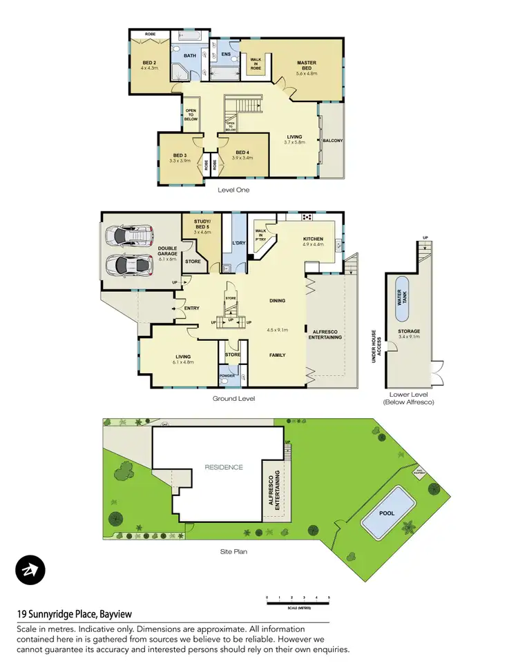 Floorplan of Homely house listing, 19 Sunnyridge Place, Bayview NSW 2104