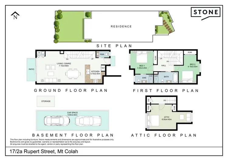 Floorplan of Homely townhouse listing, 16/2a Rupert Street, Mount Colah NSW 2079