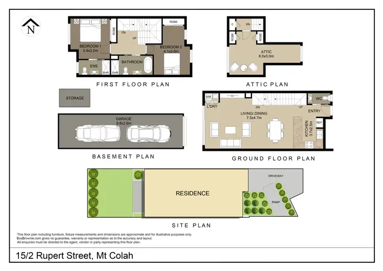 Floorplan of Homely townhouse listing, 10/2a Rupert Street, Mount Colah NSW 2079