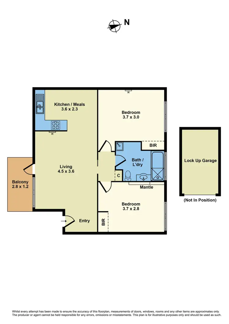 Floorplan of Homely apartment listing, 9/9 Eldridge Street, Footscray VIC 3011