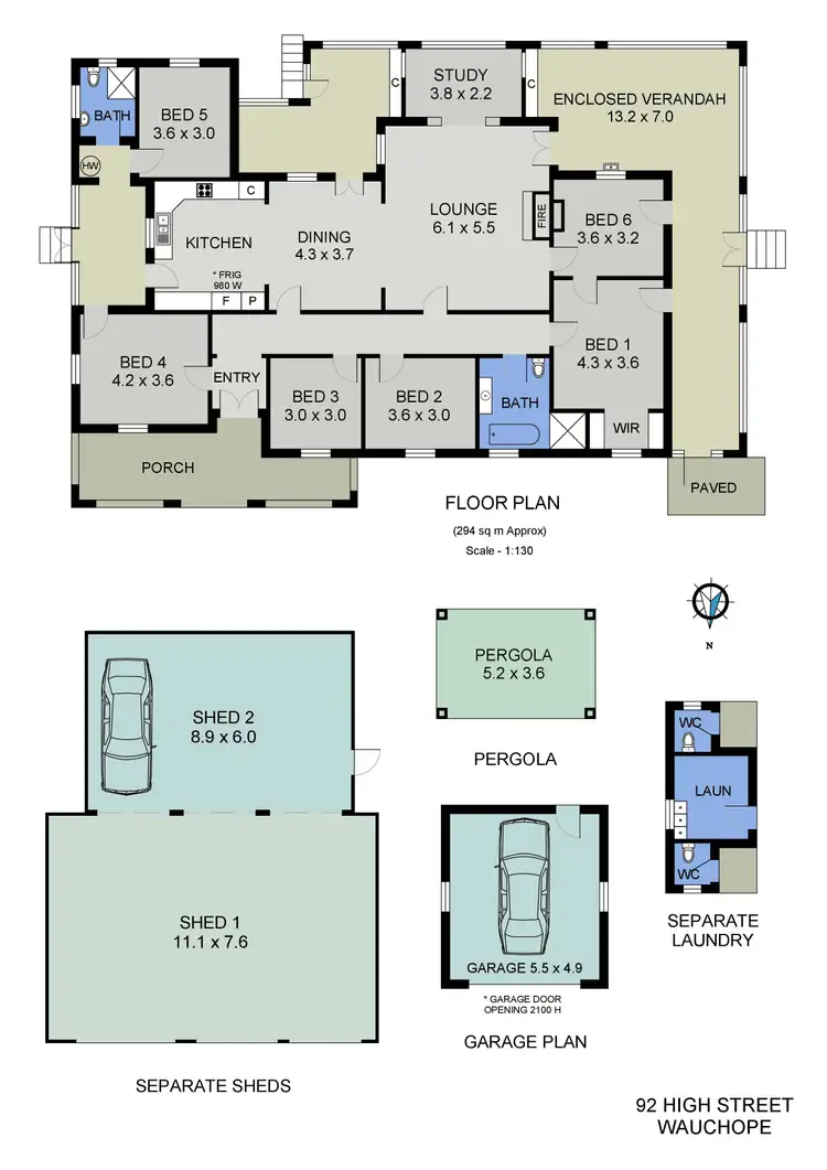 Floorplan of Homely house listing, 92 High Street, Wauchope NSW 2446