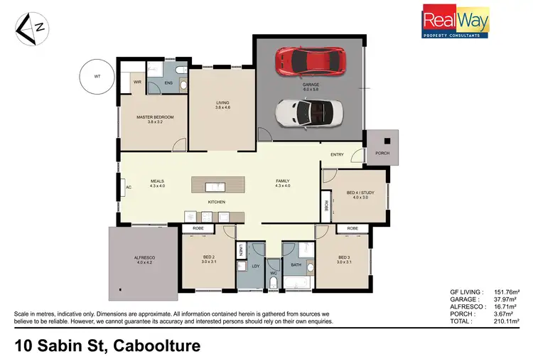 Floorplan of Homely house listing, 10 Sabin Street, Caboolture QLD 4510