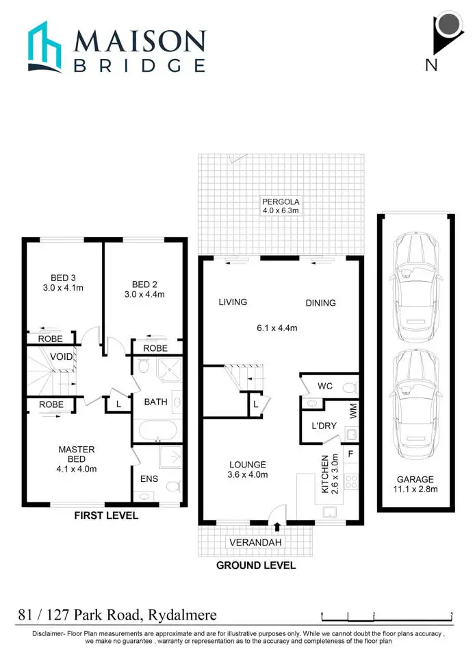 Floorplan of Homely townhouse listing, 81/127 Park Road, Rydalmere NSW 2116