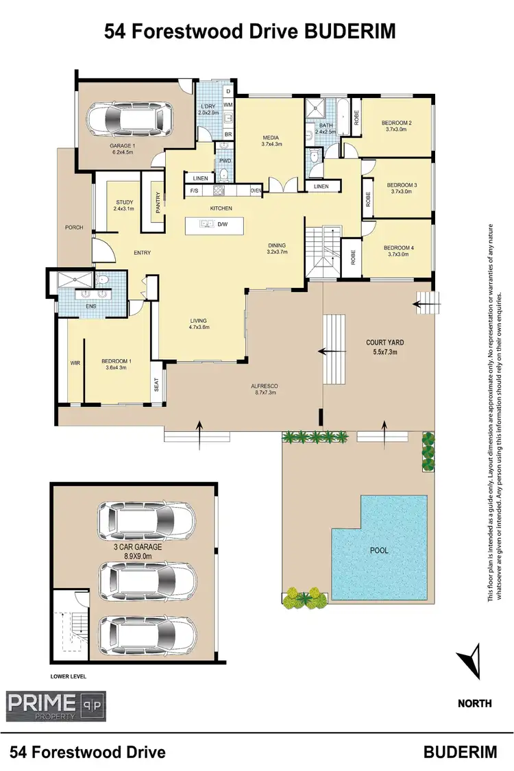 Floorplan of Homely house listing, 54 Forestwood Drive, Buderim QLD 4556