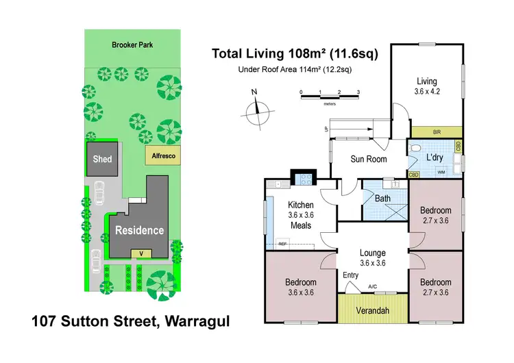 Floorplan of Homely house listing, 107 Sutton Street, Warragul VIC 3820