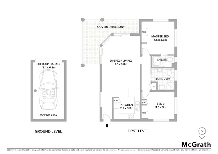 Floorplan of Homely unit listing, 1/25 Saltair Street, Kings Beach QLD 4551