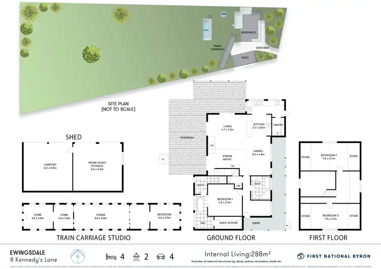 Floorplan of Homely house listing, 8 Kennedys Lane, Ewingsdale NSW 2481