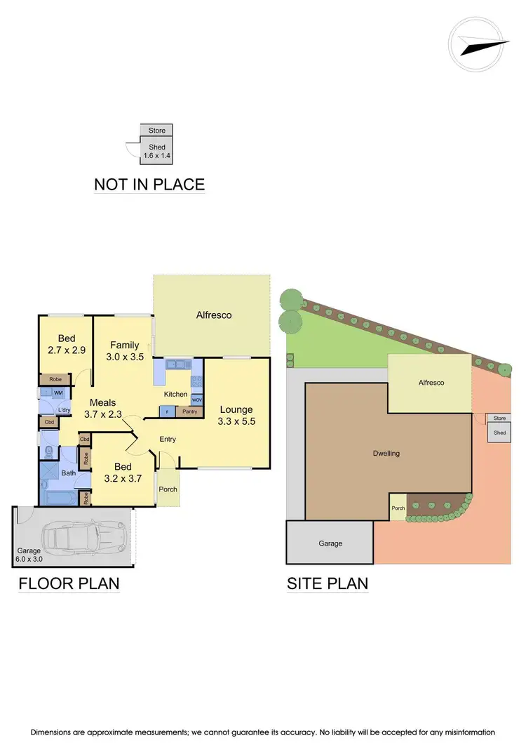 Floorplan of Homely unit listing, 2/7 Bradley Drive, Mill Park VIC 3082