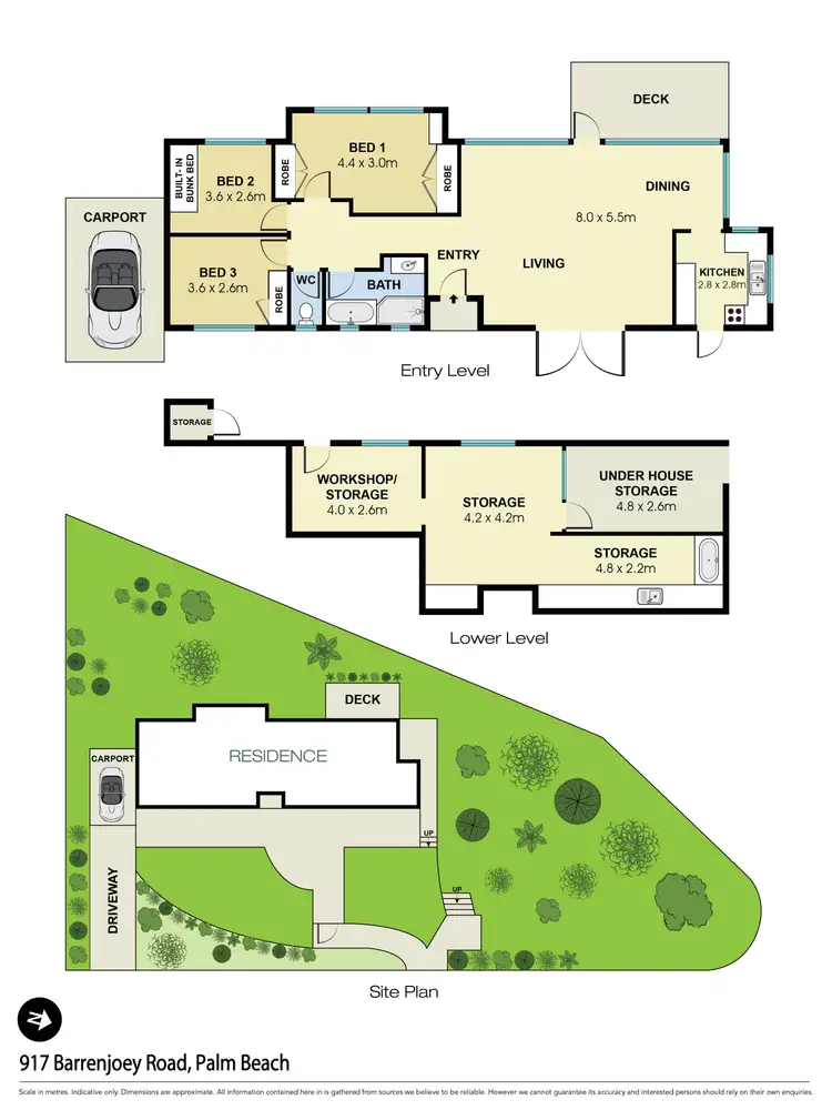 Floorplan of Homely house listing, 917 Barrenjoey Road, Palm Beach NSW 2108