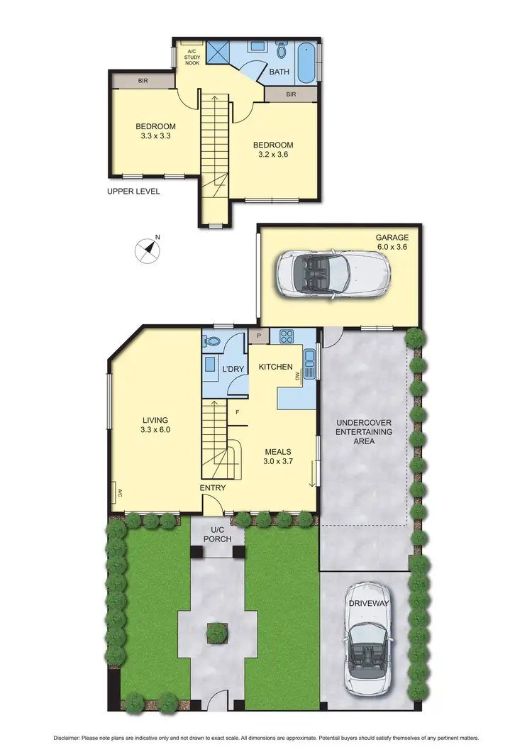 Floorplan of Homely townhouse listing, 1/3 Epstein Street, Reservoir VIC 3073
