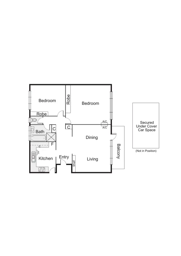 Floorplan of Homely apartment listing, 10/19 Milton Street, Elwood VIC 3184