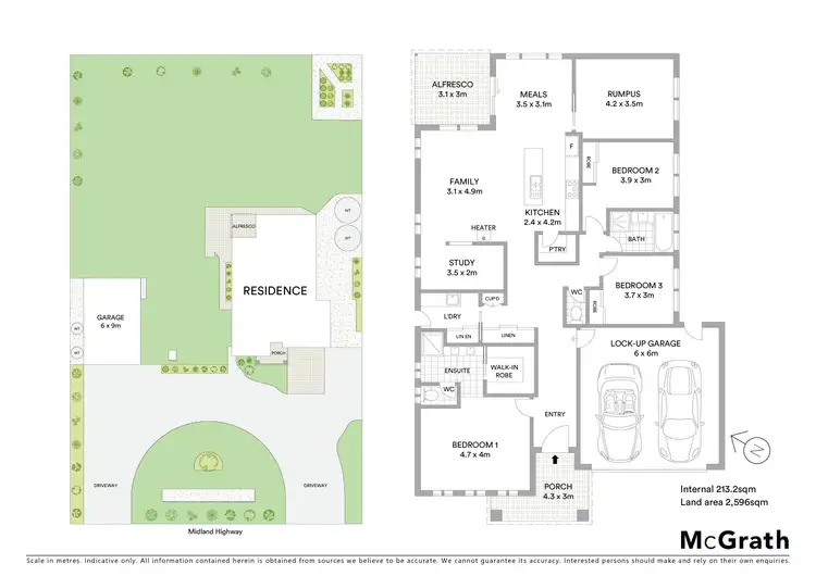 Floorplan of Homely house listing, 6340 Midland Highway, Clarendon VIC 3352