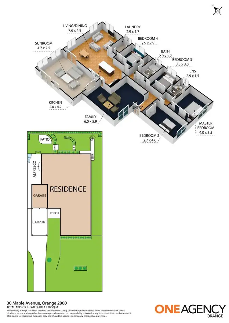Floorplan of Homely house listing, 30 Maple Avenue, Orange NSW 2800