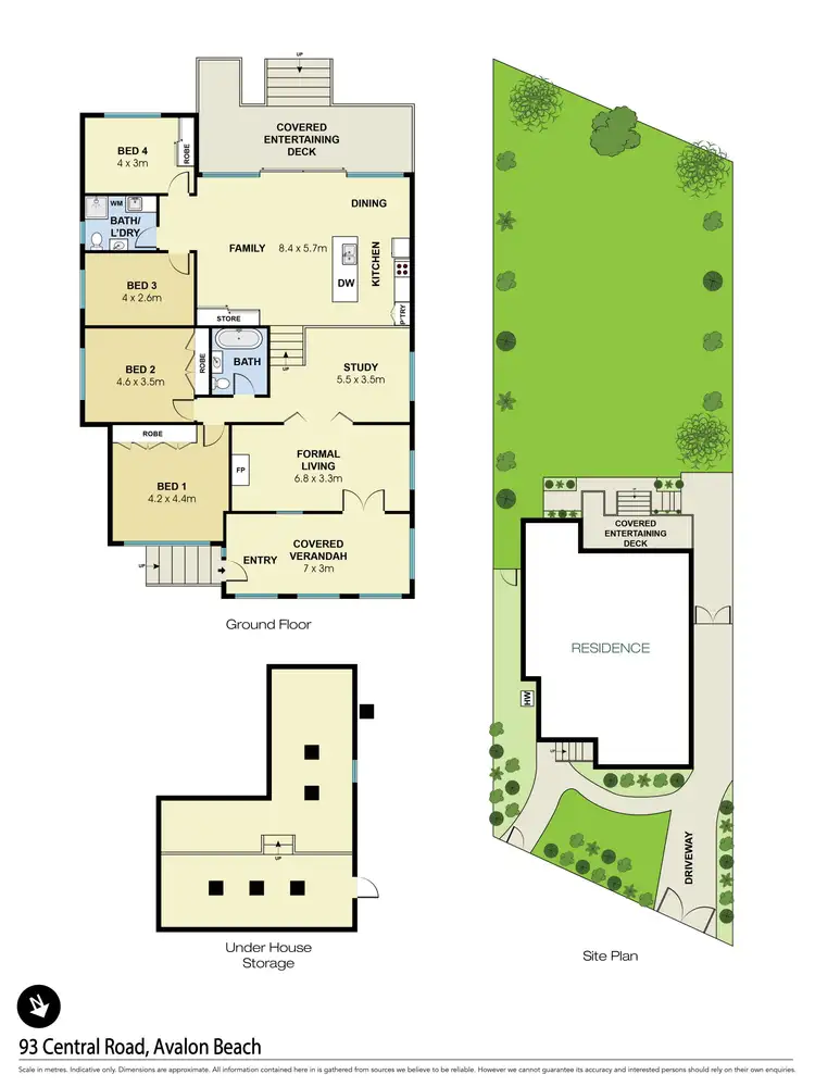 Floorplan of Homely house listing, 93 Central Road, Avalon Beach NSW 2107