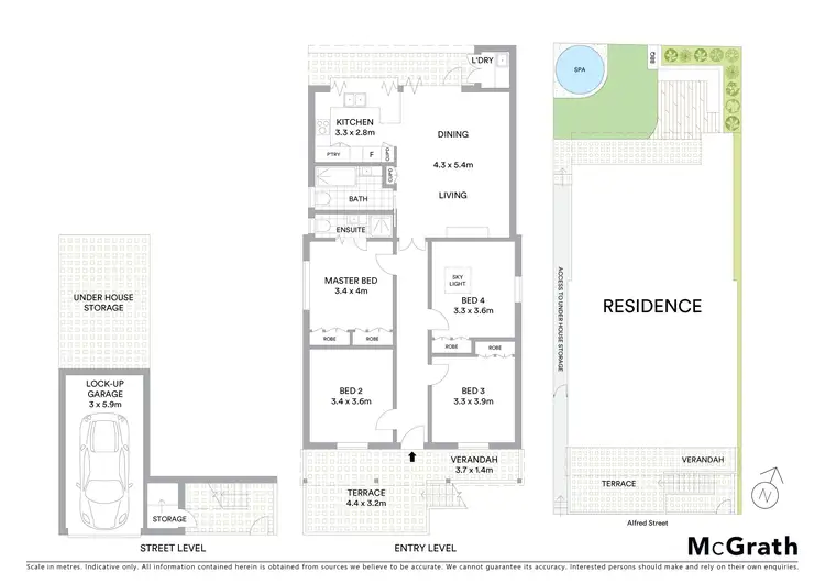 Floorplan of Homely house listing, 10 Alfred Street, Rozelle NSW 2039