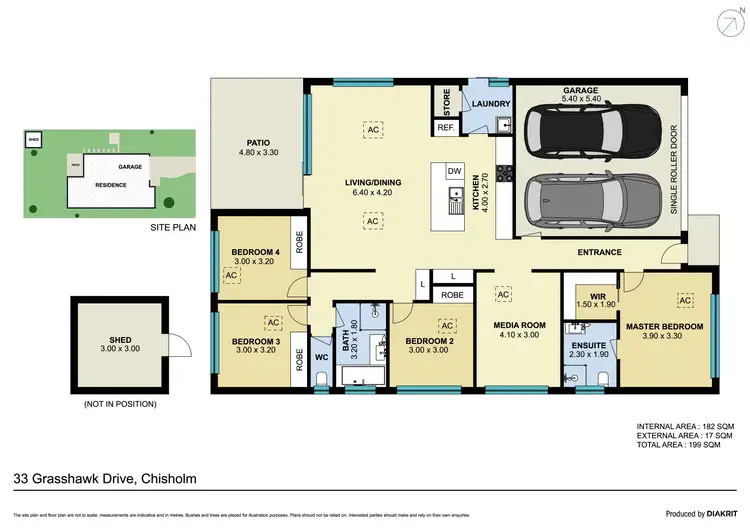 Floorplan of Homely house listing, 33 Grasshawk Drive, Chisholm NSW 2322