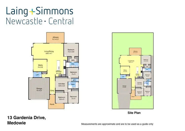 Floorplan of Homely house listing, 13 Gardenia Drive, Medowie NSW 2318