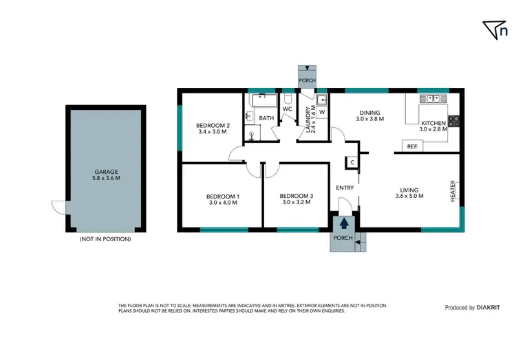 Floorplan of Homely house listing, 5 Maryland Close, Thomastown VIC 3074