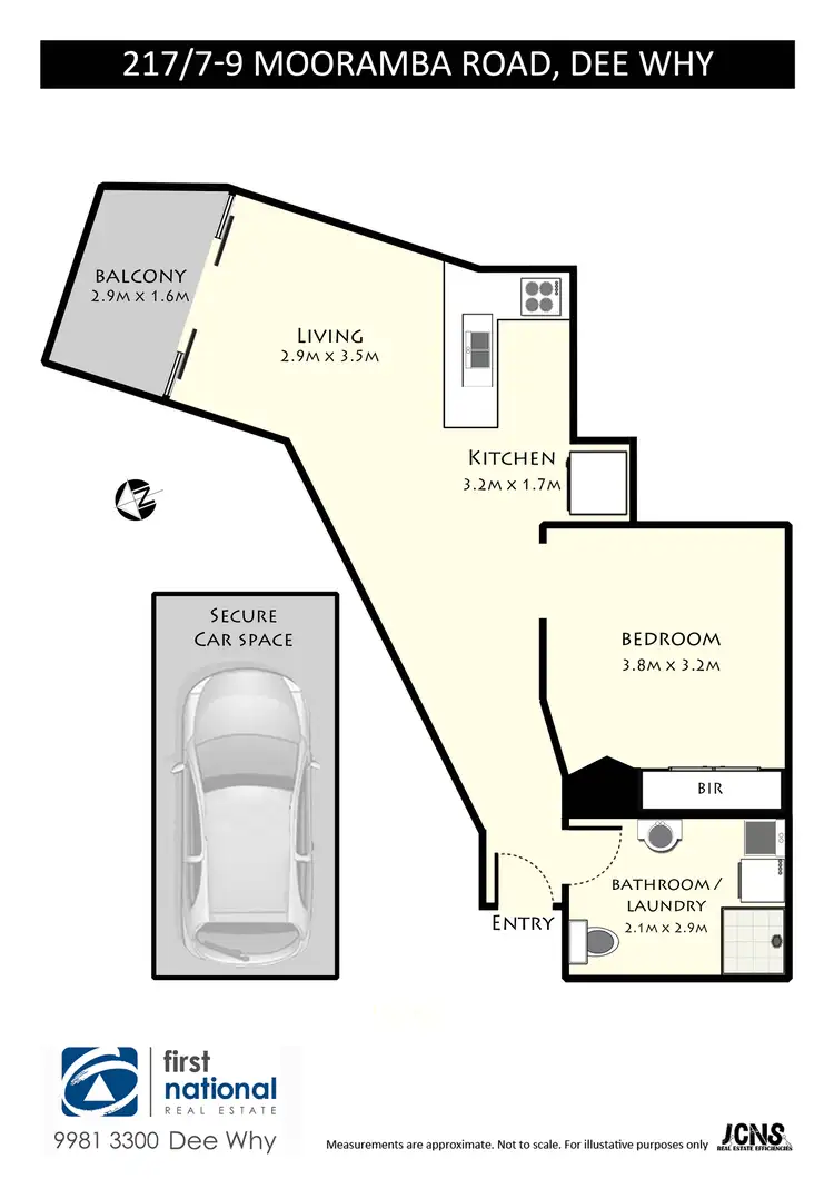 Floorplan of Homely apartment listing, 217/7-9 Mooramba Road, Dee Why NSW 2099