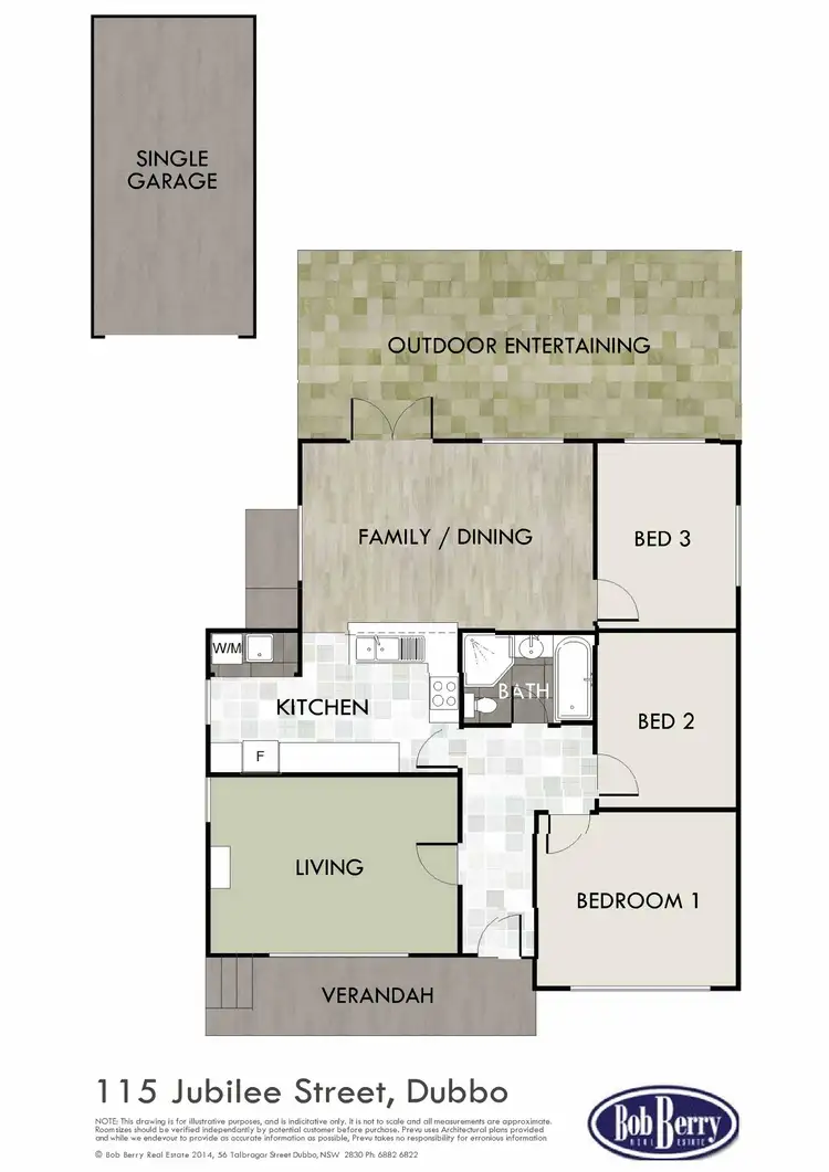 Floorplan of Homely house listing, 115 Jubilee Street, Dubbo NSW 2830