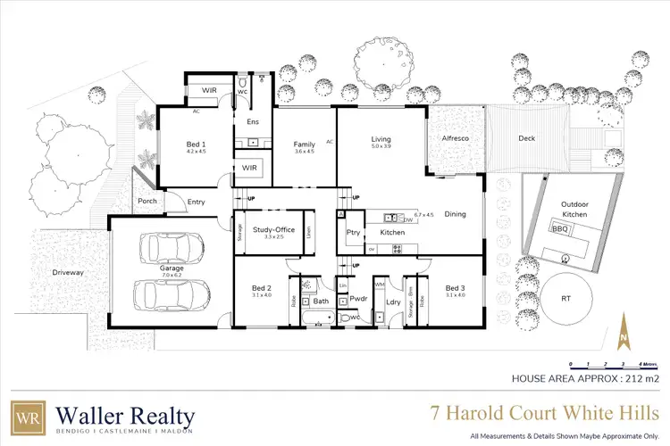 Floorplan of Homely house listing, 7 Harold Court, White Hills VIC 3550