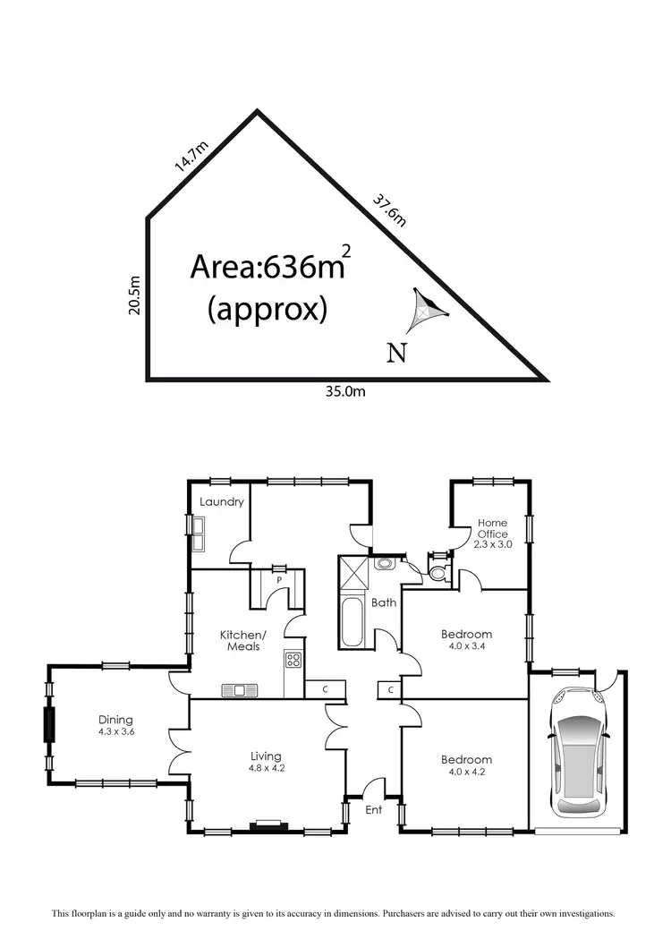 Floorplan of Homely house listing, 8 Hammond Street, Brighton VIC 3186