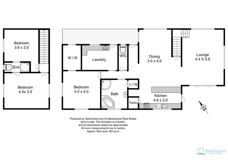 Floorplan of Homely house listing, 36 Atkins Drive, Acacia Hills TAS 7306