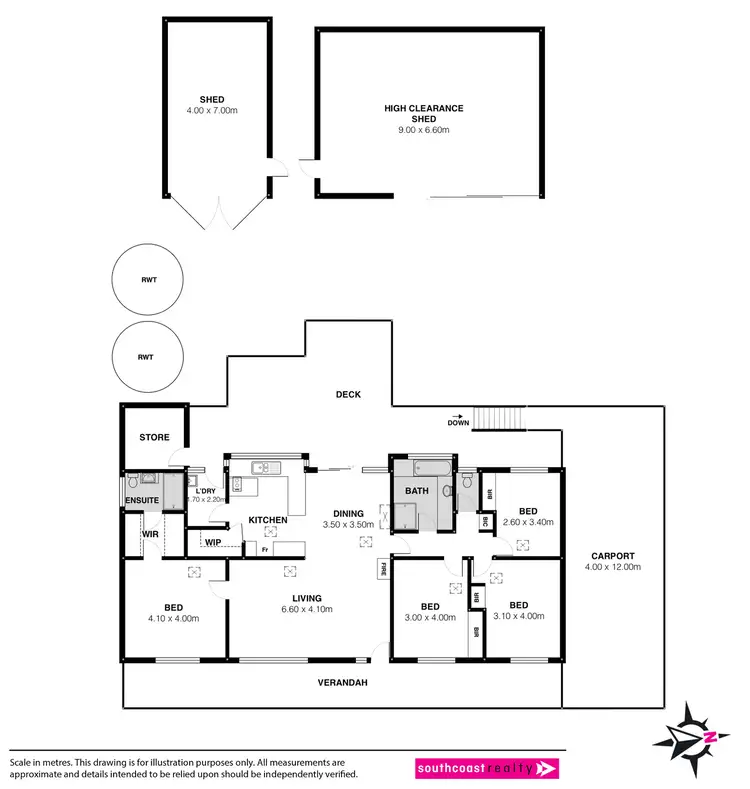 Floorplan of Homely house listing, 6 Edgewater Road, Clayton Bay SA 5256
