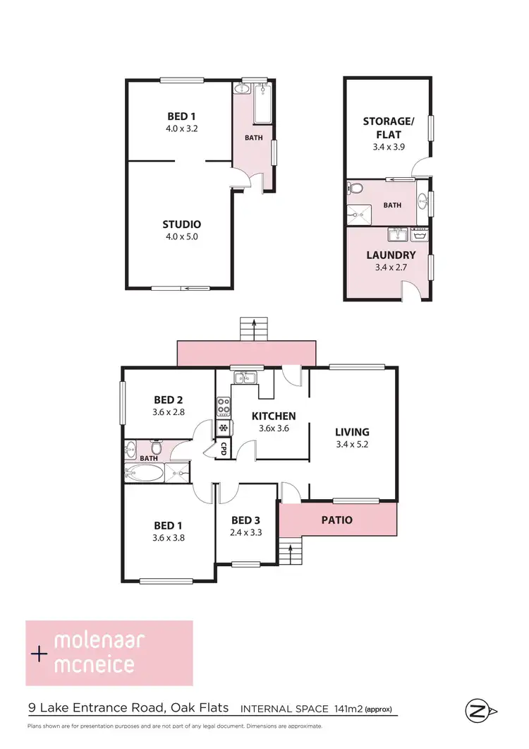 Floorplan of Homely house listing, 9 Lake Entrance Road, Oak Flats NSW 2529