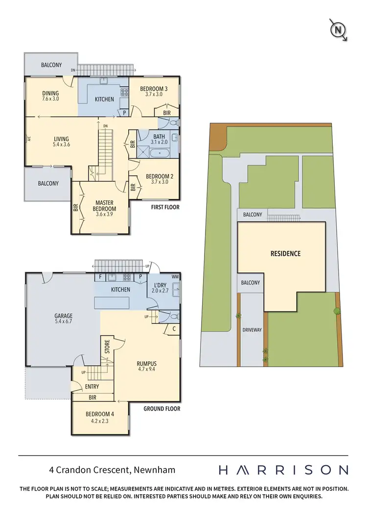 Floorplan of Homely house listing, 4 Crandon Crescent, Newnham TAS 7248